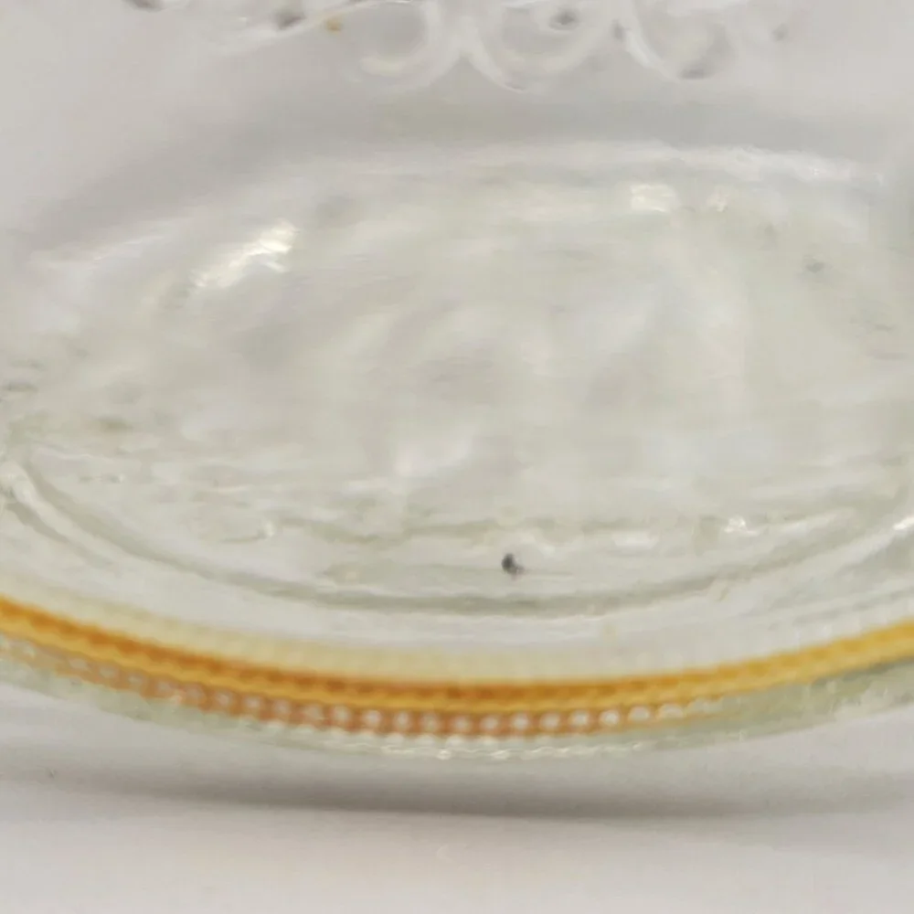Lamplight Farms Oil Lamp Clear Glass Horse Drawn Carriage Brass Fittings No Wick